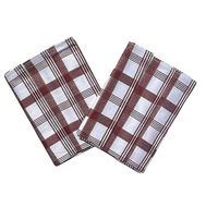 SVITAP sleep well Utěrka Extra savá 50 × 70 cm, Káro bordó, 3 ks - Kuchyňské utěrky