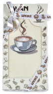 Praktik Dárkové balení utěrka Swan Kapučíno 1 ks - Kitchen Towel
