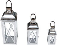 Lex MC8150 Lucerna - nerez, kov, design, set 3 ks - Decoration