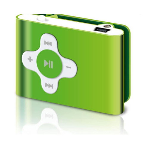 Sweex CLIPZ 2GB zelený - MP4 Player - Main image