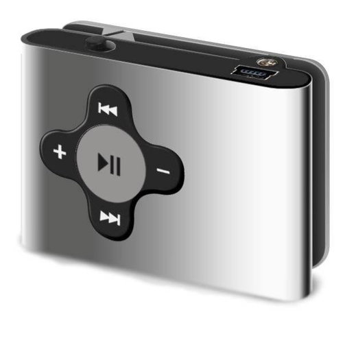 Sweex CLIPZ 4GB stříbrný - MP4 Player - Main image