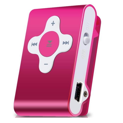 Sweex CLIPZ 4GB růžový - MP4 Player - Main image