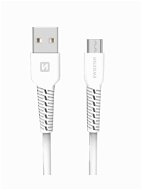 Swissten dátový kábel micro USB 1 m biely - Dátový kábel