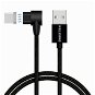 Swissten Arcade magnetic textile data cable USB / USB-C 1.2m black - Data Cable