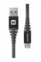 Swissten Kevlar USB / USB-C 1.5m antracit - Datový kabel