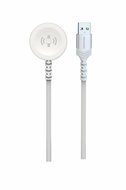 Swissten braided magnetic cable for Apple Watch metal, USB-A 1.2 m white - Watch Charger