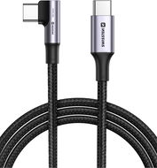 Swissten kabel USB-C/USB-C 5A (100W) pro notebooky 2 m černý - Datový kabel