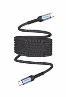 Swissten magnetický kabel samonavíjecí USB-C / USB-C 1 m - Datový kabel