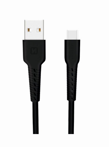 Swissten Data Cable USB-C 1m Black - Data Cable - Main image