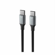 Datový kabel Swissten datový kabel Textile II USB-C / USB-C 1.5m černý - Datový kabel