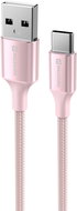 Swissten Data Cable Textile Ii USB / USB-C 1.5m pink - Data Cable