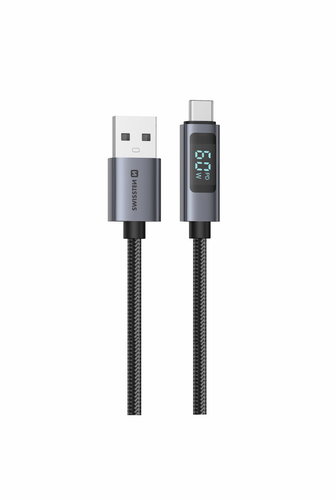 Swissten LCD-Kabel USB-A/USB-C 1.5 m - Datenkabel - Hauptbild