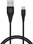 Swissten datový kabel micro USB 1.5m prodloužený konektor černý  - Datový kabel