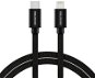 Swissten Textile Data Cable USB-C/Lightning 2m Black - Data Cable