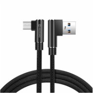 Swissten Arcade textilný dátový kábel USB/microUSB 1.2 m čierny - Dátový kábel