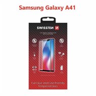 Üvegfólia Swissten Case Friendly Samsung Galaxy A41 üvegfólia - fekete - Ochranné sklo