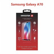 Ochranné sklo Swissten Case Friendly pre Samsung Galaxy A70 čierne - Ochranné sklo