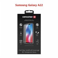 Swissten 3D Full Glue for Samsung Galaxy A22 Black - Glass Screen Protector