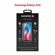 Swissten 3D Full Glue a Samsung Galaxy A32 készülékhez - fekete - Üvegfólia