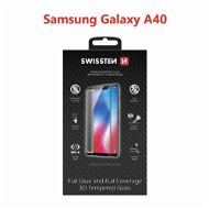 Swissten 3D Full Glue na Samsung Galaxy A40 čierne - Ochranné sklo