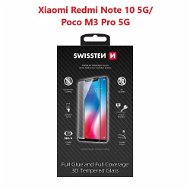 Swissten 3D Full Glue pre Xiaomi Redmi Note 10 5G/Poco M3 Pro 5G čierne - Ochranné sklo