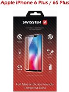 Swissten Case Friendly for iPhone 6 Plus/6S Plus, White - Glass Screen Protector