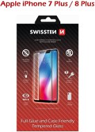 Swissten Case Friendly for iPhone 7 Plus/8 Plus, White - Glass Screen Protector