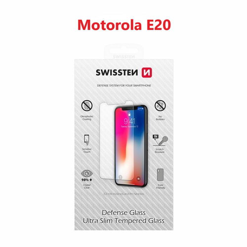 Swissten for Motorola Moto E20 - Glass Screen Protector - Main image