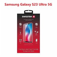 Ochranné sklo Swissten 3D Full Glue pre Samsung S918 Galaxy S23 Ultra 5G čierne - Ochranné sklo