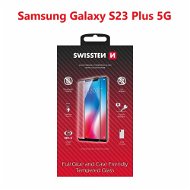 Swissten 3D Full Glue pro Samsung S916 Galaxy S23 Plus 5G černé  - Glass Screen Protector