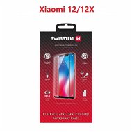 Swissten Full Glue Xiaomi 12 / 12X 3D üvegfólia - fekete - Üvegfólia