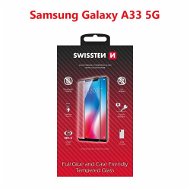 Ochranné sklo Swissten 3D Full Glue pre Samsung A336 Galaxy A33 5G čierne - Ochranné sklo