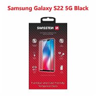 Schutzglas Swissten 3D Full Glue für Samsung S901 Galaxy S22 5G schwarz - Ochranné sklo