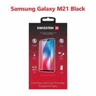 Ochranné sklo Swissten 3D Full Glue pre Samsung M215 Galaxy M21 čierne - Ochranné sklo
