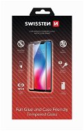 Swissten Full Glue Samsung Galaxy A8 2018 / A5 2018 3D üvegfólia - fekete - Üvegfólia