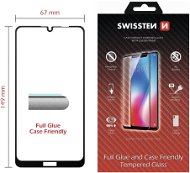 Üvegfólia Swissten Full Glue a Huawei Y6 2019 3D üvegfólia - fekete - Ochranné sklo