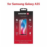 Swissten Full Glue Samsung Galaxy A35 5G 3D üvegfólia - fekete - Üvegfólia