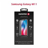 Swissten 3D Full Glue na Samsung M115 Galaxy M11 čierne - Ochranné sklo