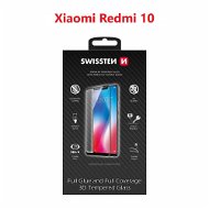 Üvegfólia Swissten Full Glue Xiaomi Redmi 10 LTE 3D üvegfólia - fekete - Ochranné sklo