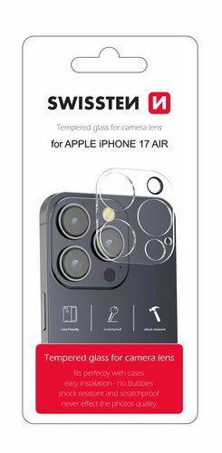 Swissten Schutzglas auf der Kameralinse für Apple iPhone Air - Objektiv-Schutzglas - Hauptbild