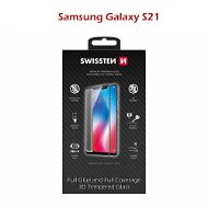 Swissten 3D Full Glue pre Samsung Galaxy S21 čierne - Ochranné sklo