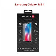 Swissten 3D Full Glue pre Samsung Galaxy M51 čierne - Ochranné sklo
