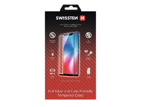 Swissten Case Friendly for Samsung Galaxy A52 Black - Glass Screen Protector - Main image
