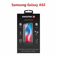 Swissten 3D Full Glue Samsung Galaxy A52 készülékhez - fekete - Üvegfólia