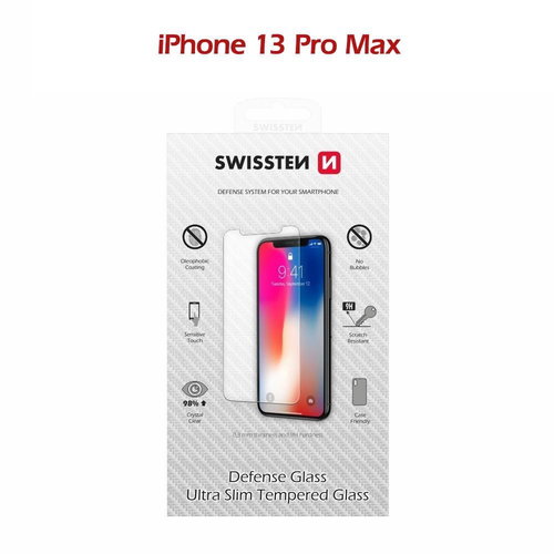 Swissten for Apple iPhone 13 Pro Max - Glass Screen Protector - Main image