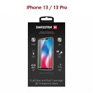 Swissten 3D Full Glue pre Apple iPhone 13/13 Pro čierne - Ochranné sklo