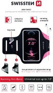 Swissten Arm Band Case Größe 7,0" - rosa - Handyhülle