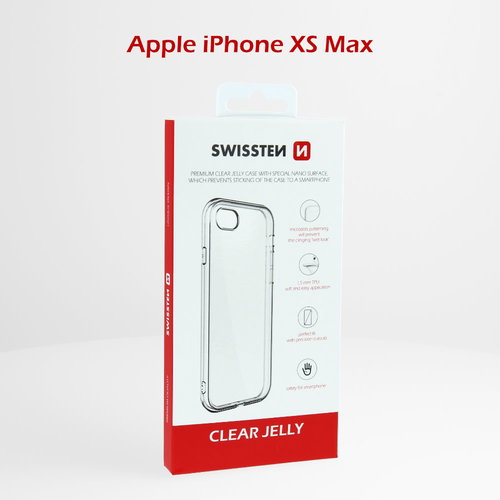 Swissten Clear Jelly Apple iPhone XS MAX tok - Telefon tok - Fő fotó