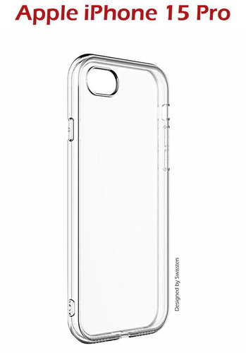 Swissten Clear Jelly for Apple iPhone 15 Pro transparent - Phone Cover - Main image
