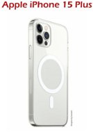 Swissten Clear Jelly MagStick Apple iPhone 15 Plus átlátszó tok - Telefon tok